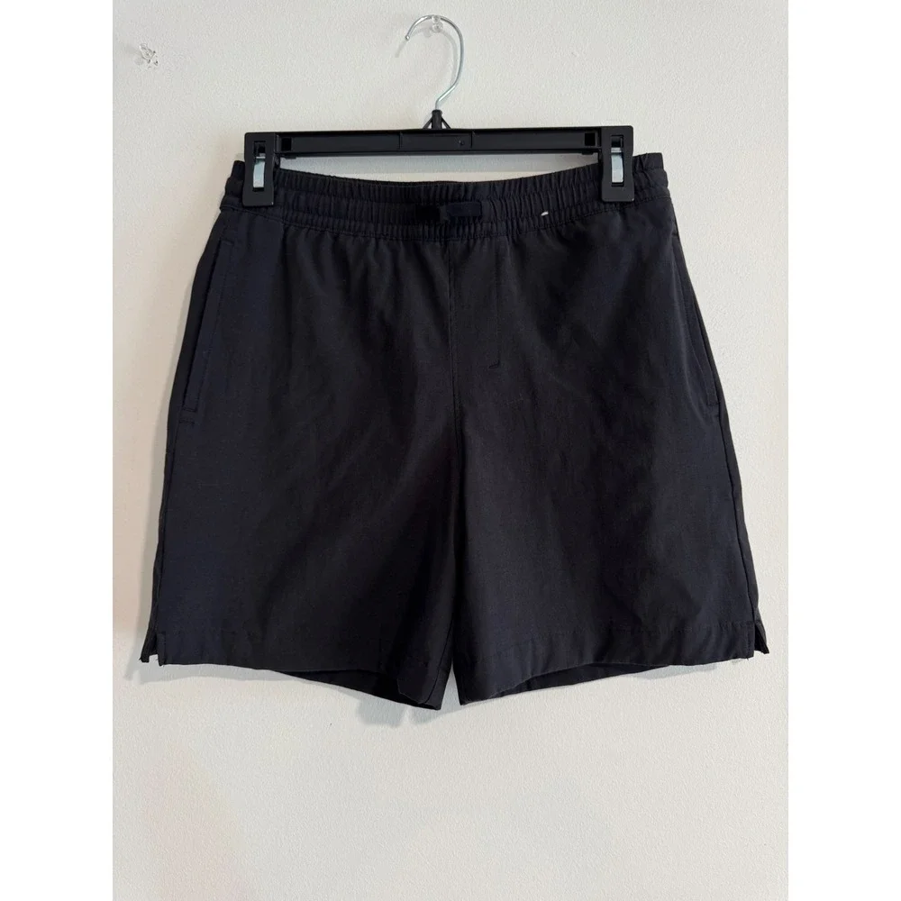 Abercrombie boys A&f Hybrid Shorts Boys 13/14 Black Quick Dry Mesh Lined
